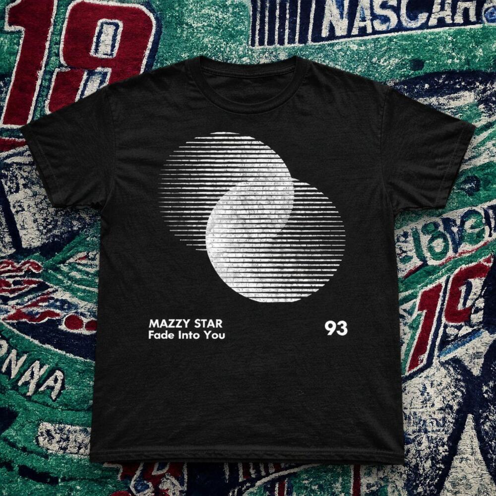 Y2K Mazzy Star Fade Into You Graphic Tee Black Unisex.